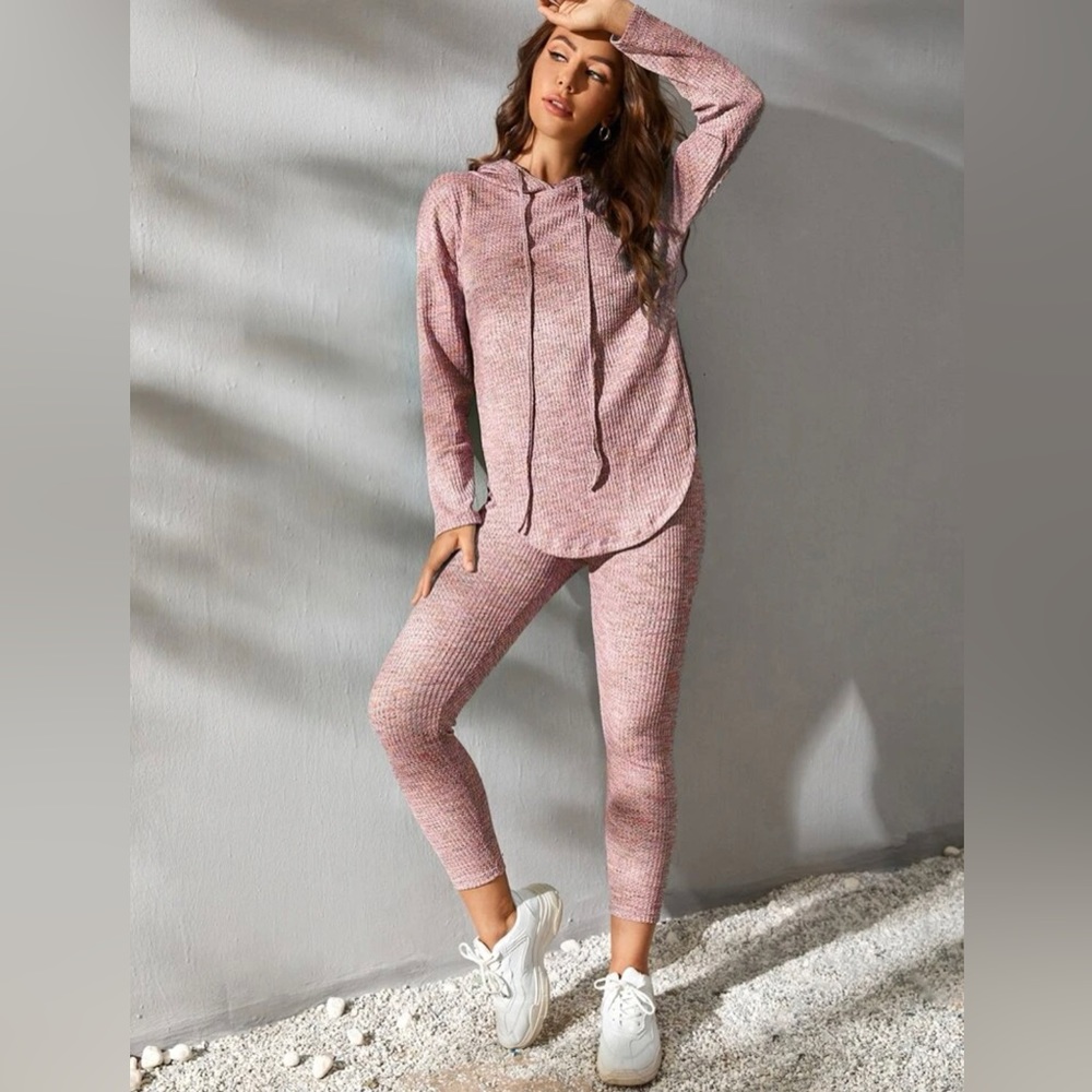 Emery Rose Space Dye Lounge Set Shein XL / 12